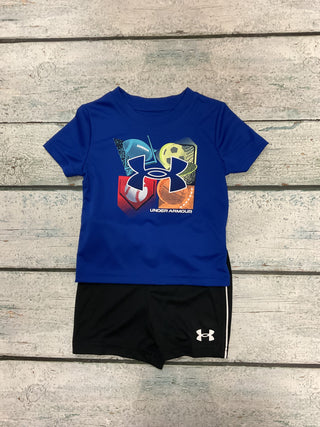 Under Armour Boys Tech 4 Baller Short Set – Royal Blue-Distress-Under Armour-Baby In Bloom