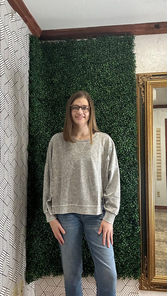 Charcoal Acid Wash Shirt