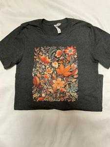 Fall flowers tee