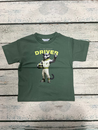Be The Greatest Driver Shirt-130 Kids Tops-Mayoral USA-Baby In Bloom