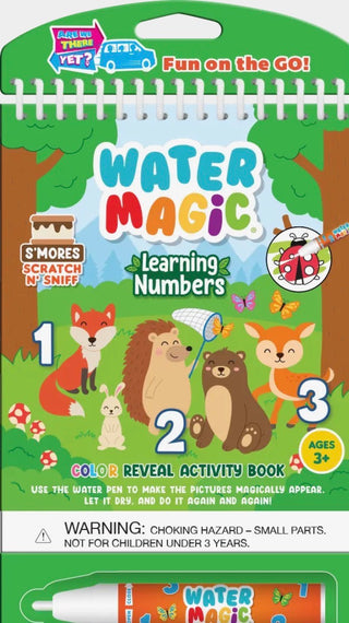 Mess Free Water Magic Reveal Pad: Reusable Activity Book-190 Toys-Scentco-Baby In Bloom