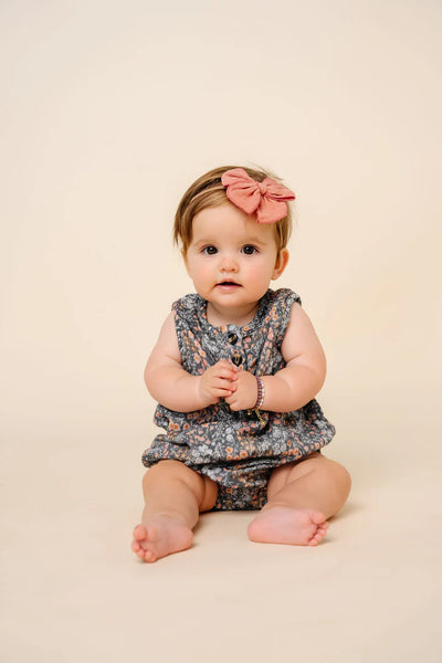 Cloud Muslin Heirloom Bow Headband