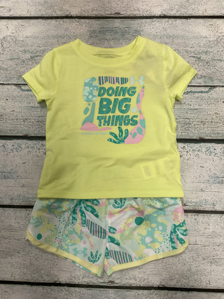Fade Green Woven Printed Short Set-150 Kids Sets-Under Armour-Baby In Bloom