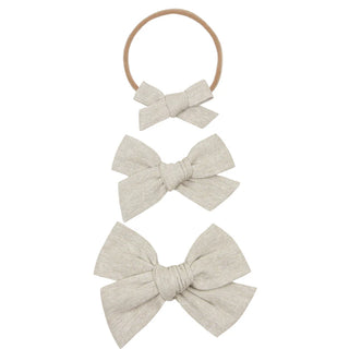 Linen Bow Headband
