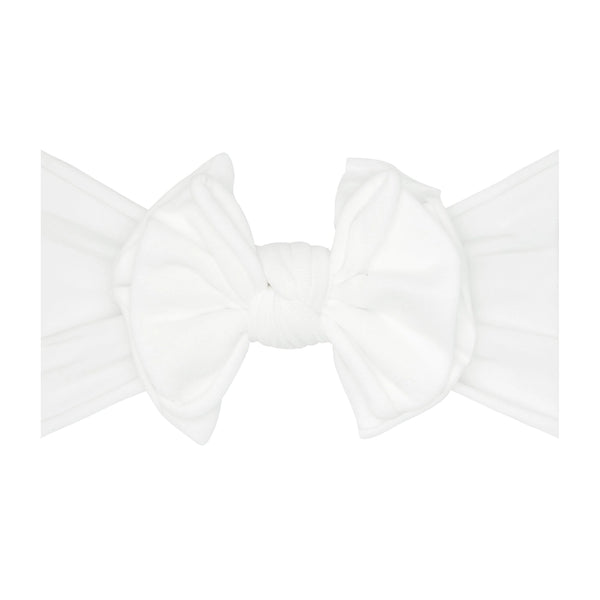 White Fab-Bow-Lous Headband 

