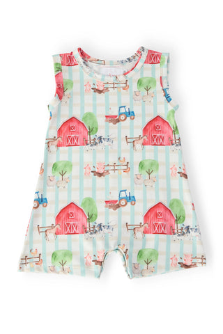 Farm Animals Shorty Romper-160 Dress/Romper/Jumpsuit-Mila & Rose-Baby In Bloom