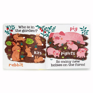Farm Babies Tuffy Book: Chewable & Indestructible Teething Board Book-180 Books-Cottage Door-Baby In Bloom
