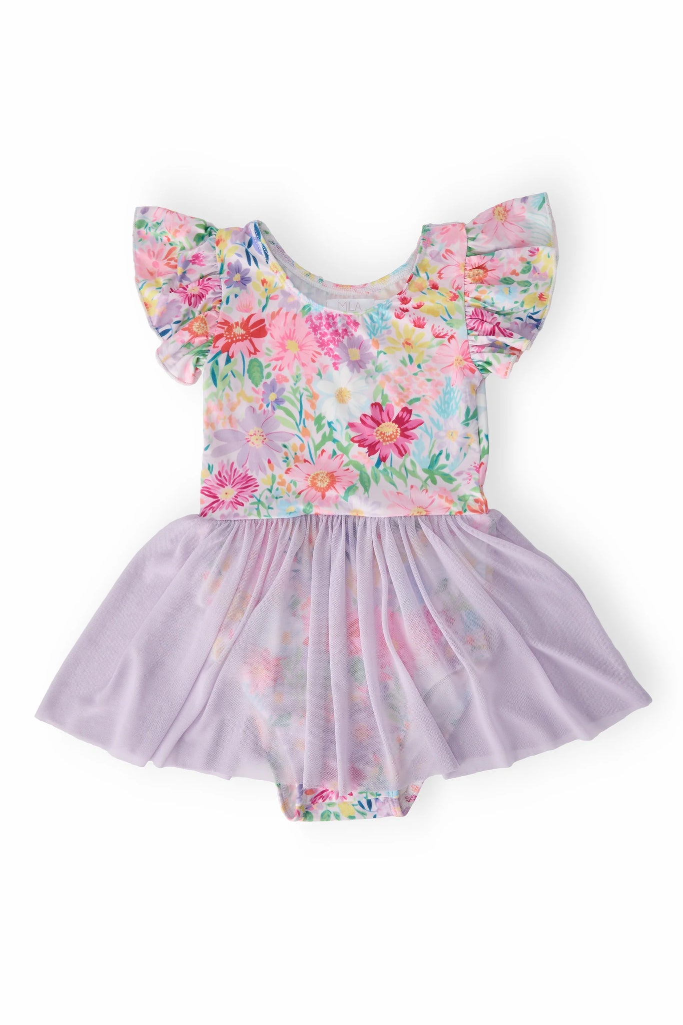 Field of Flowers Leotard with Skirt