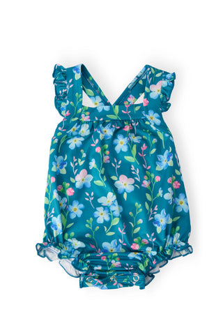 Floral Breeze Cross-Back Baby Romper - Elegant Summer Sunsuit-160 Dress/Romper/Jumpsuit-Mila & Rose-Baby In Bloom