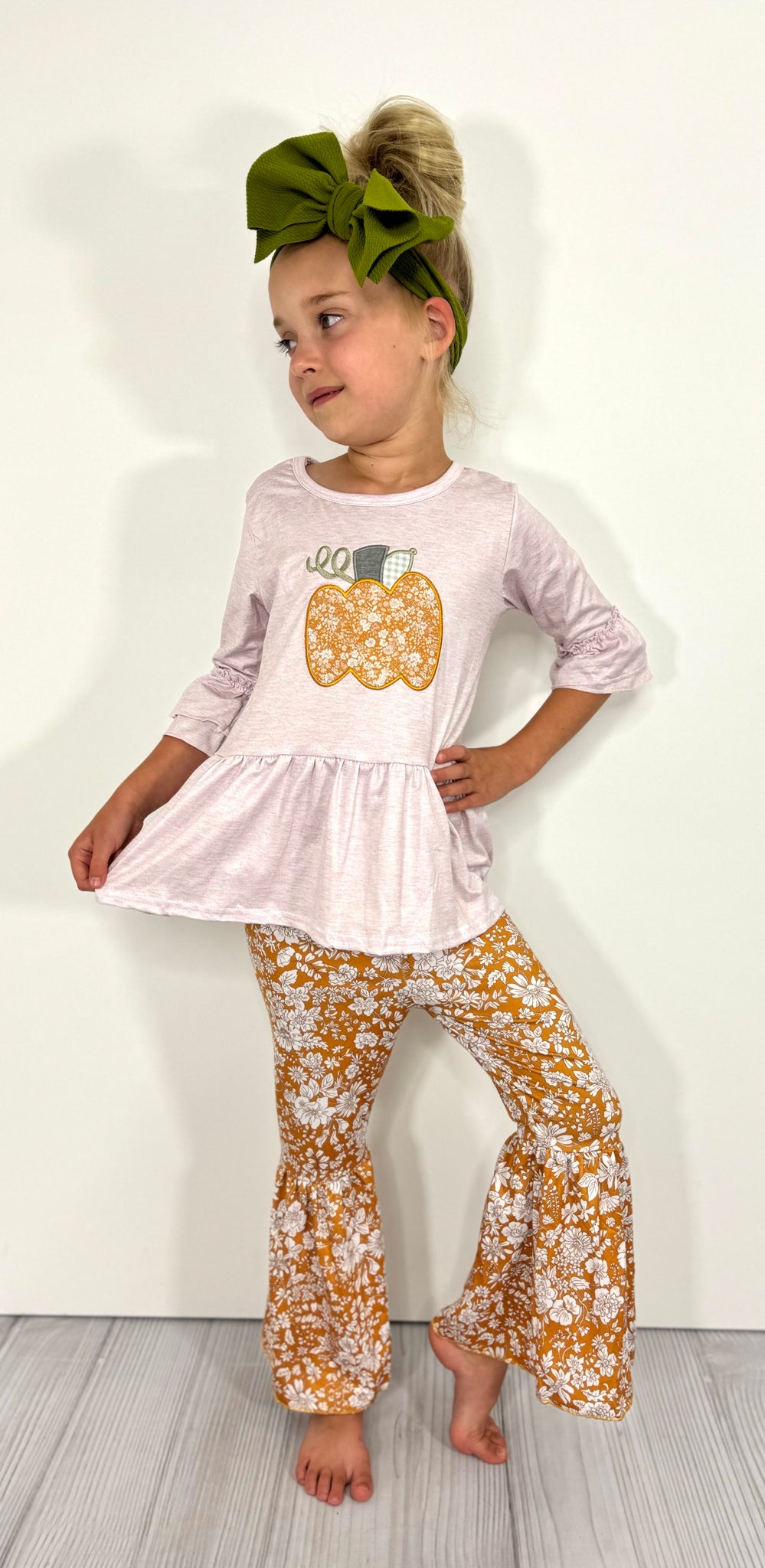 Floral Pumpkin Pant Set