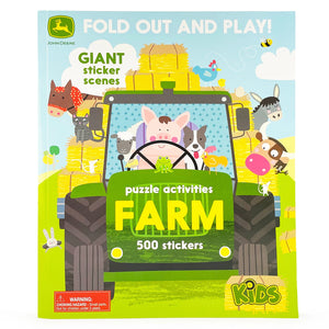 Fold Out and Play Sticker Book