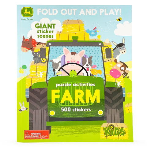 Fold Out and Play Sticker Book