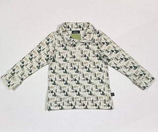 Forest emerald quarter zip pullover