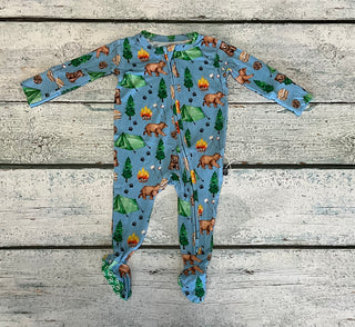 Hunter ruffled footie