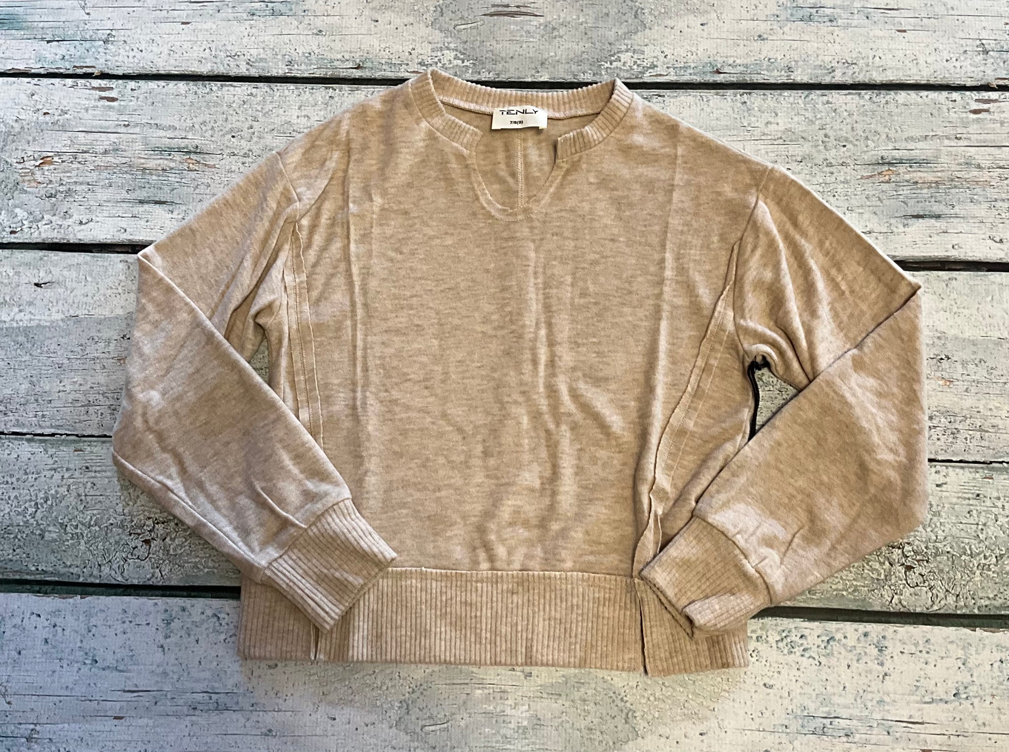 Hav I jersey cropped long sleeve shirt