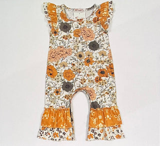 Autumn tiered romper