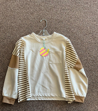 Taupe Longsleeve Pocket Shirt