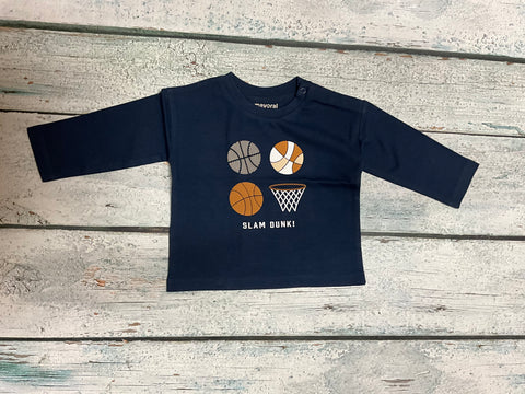 Navy basketball shirt