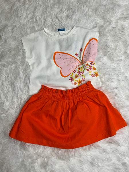 Orange Butterfly Shirt