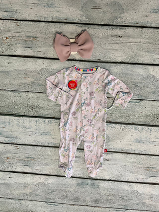 Emily Ruffled Footie 