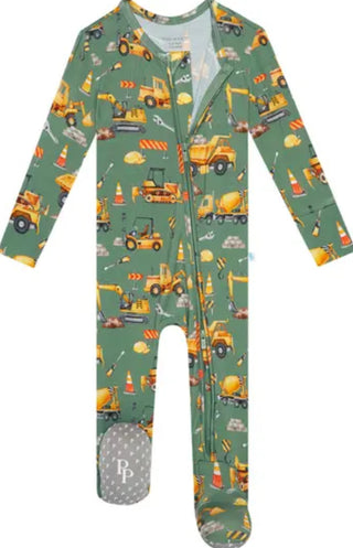Crawford Footie-Distress-POSH PEANUT INC-Baby In Bloom