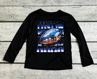 Black UA chrome football shirt