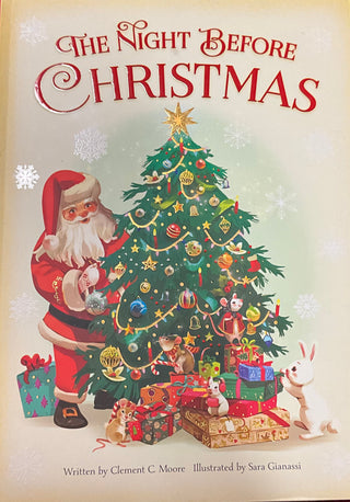 The Night Before Christmas: Classic Holiday Keepsake Board Book-Carryover Winter-Cottage Door-Baby In Bloom