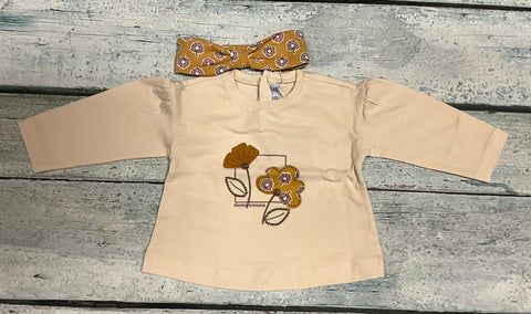 Mustard floral shirt