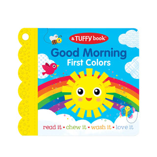 Tuffy Indestructible Baby Teether Book – Good Morning First Colors-180 Books-Cottage Door-Baby In Bloom