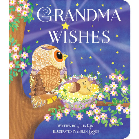 Grandma Wishes Keepsake Small Board Book
