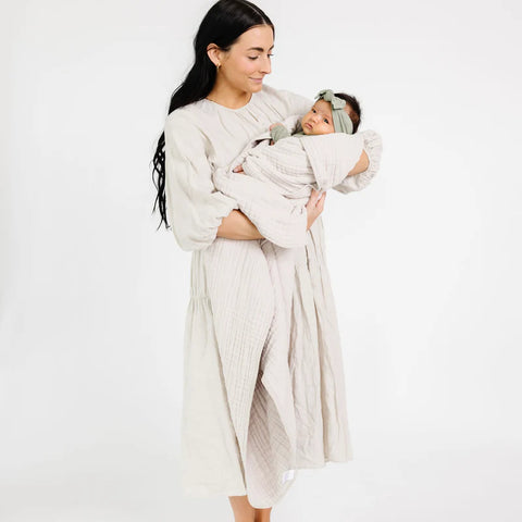 Grey Cloud Muslin Quilt
