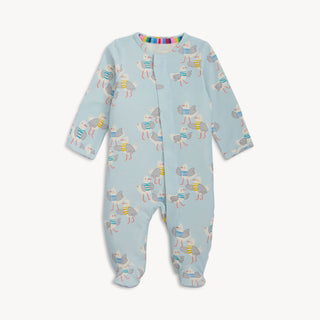 Gulls Just Wanna Have Fun | Bamboo Magnetic Footie Pajamas-110 Footie/pjs/coverall/gown-Magnetic Me-Baby In Bloom