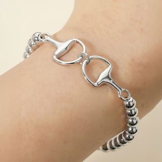 Classic Equestrian Horsebit Stretch Bracelet