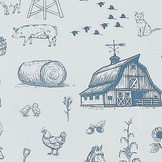 Clover Cottage Hazy Farm Ultra-Soft Bamboo Swaddle with Minky Backing-170 Baby Soft Gifts-Clover Cottage-Baby In Bloom