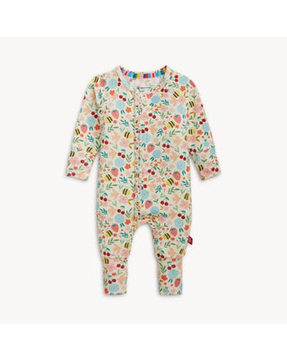 Honey Blossom Magnetic Coverall-110 Footie/pjs/coverall/gown-Magnetic Me-Baby In Bloom