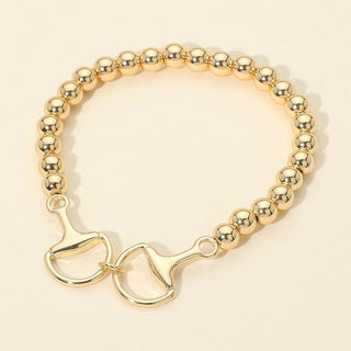 Classic Equestrian Horsebit Stretch Bracelet