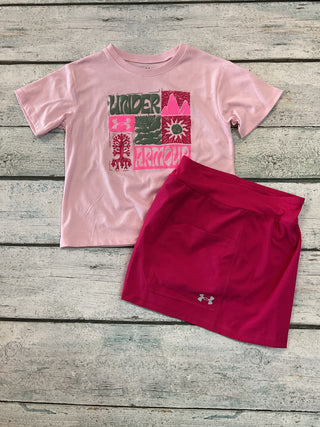 Fuschia Outdoor Skort