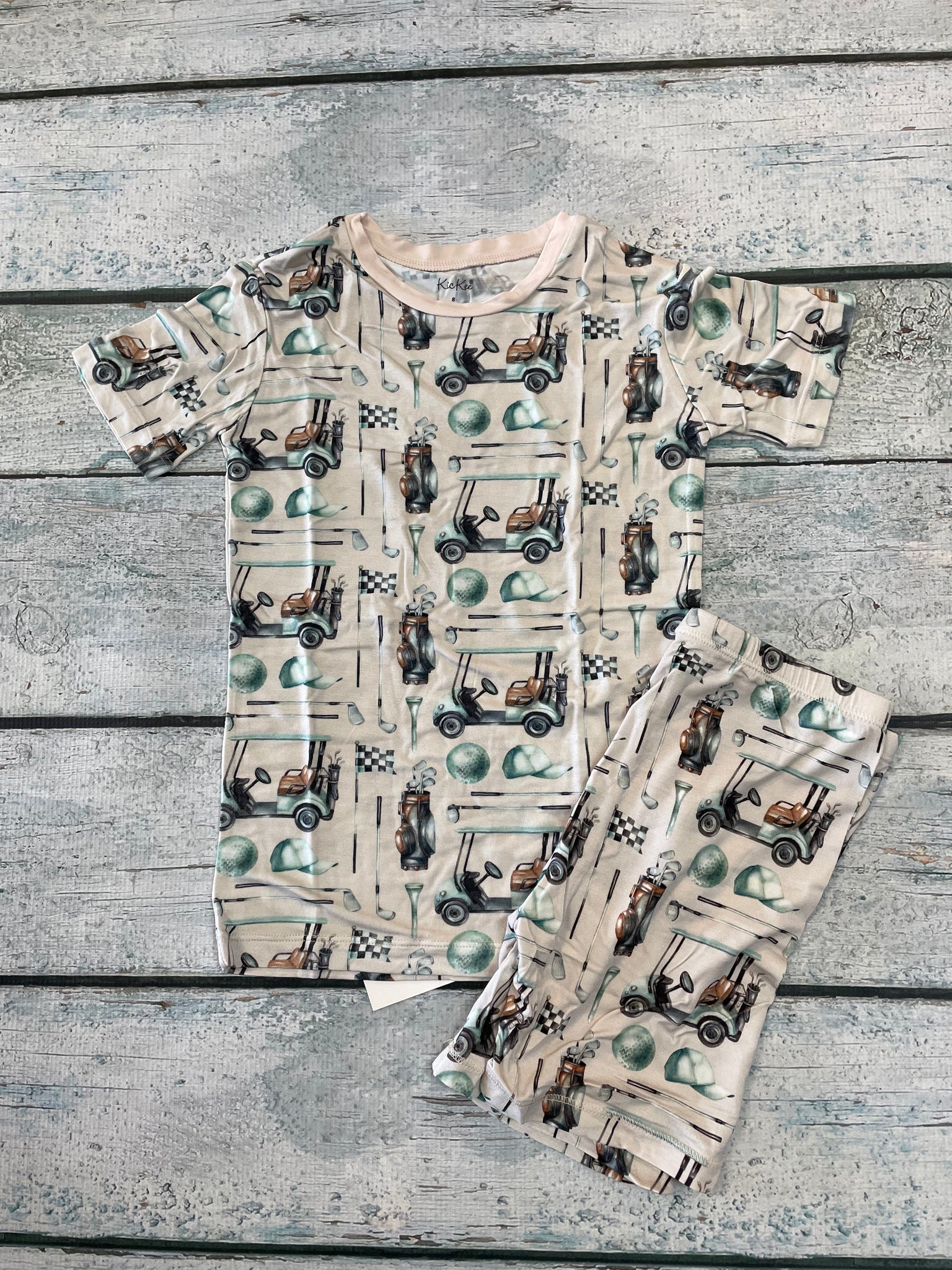 Latte Golf 2 piece Pajamas