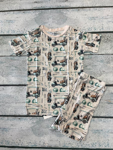 Latte Golf 2 piece Pajamas