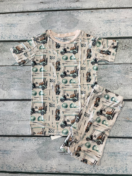 Latte Golf 2 piece Pajamas
