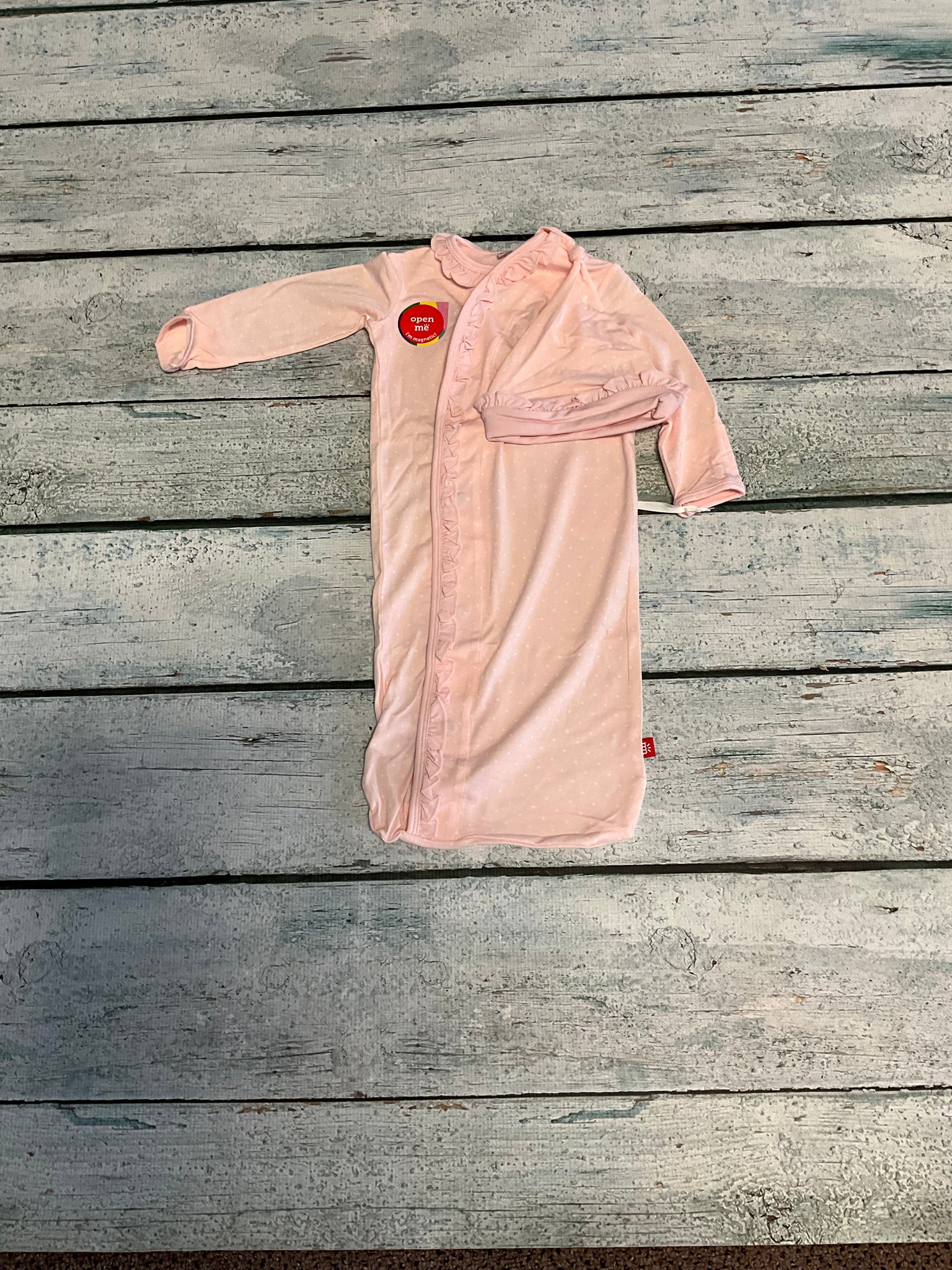 PInk Magnetic Gown and Hat