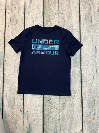 Midnight Navy Stacked Logo Tee