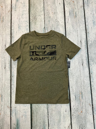 Marine Green Stacked Logo Shirt