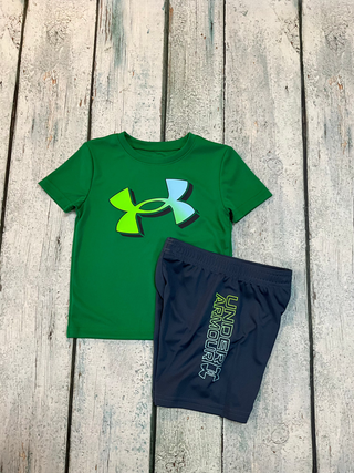 Team Kelly Green Gradient Logo Set