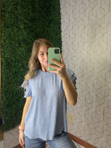 Light Blue Sleeveless Top