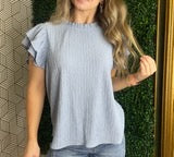 Light Blue Sleeveless Top