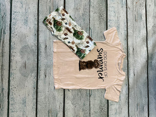 Natural Tree House Graphic Tee pjs