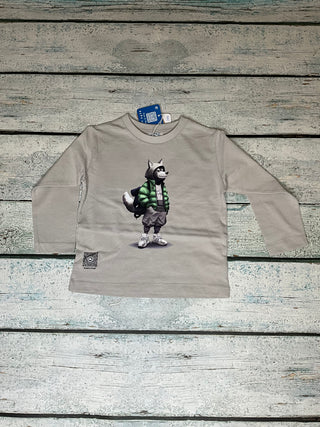 Skater wolf shirt