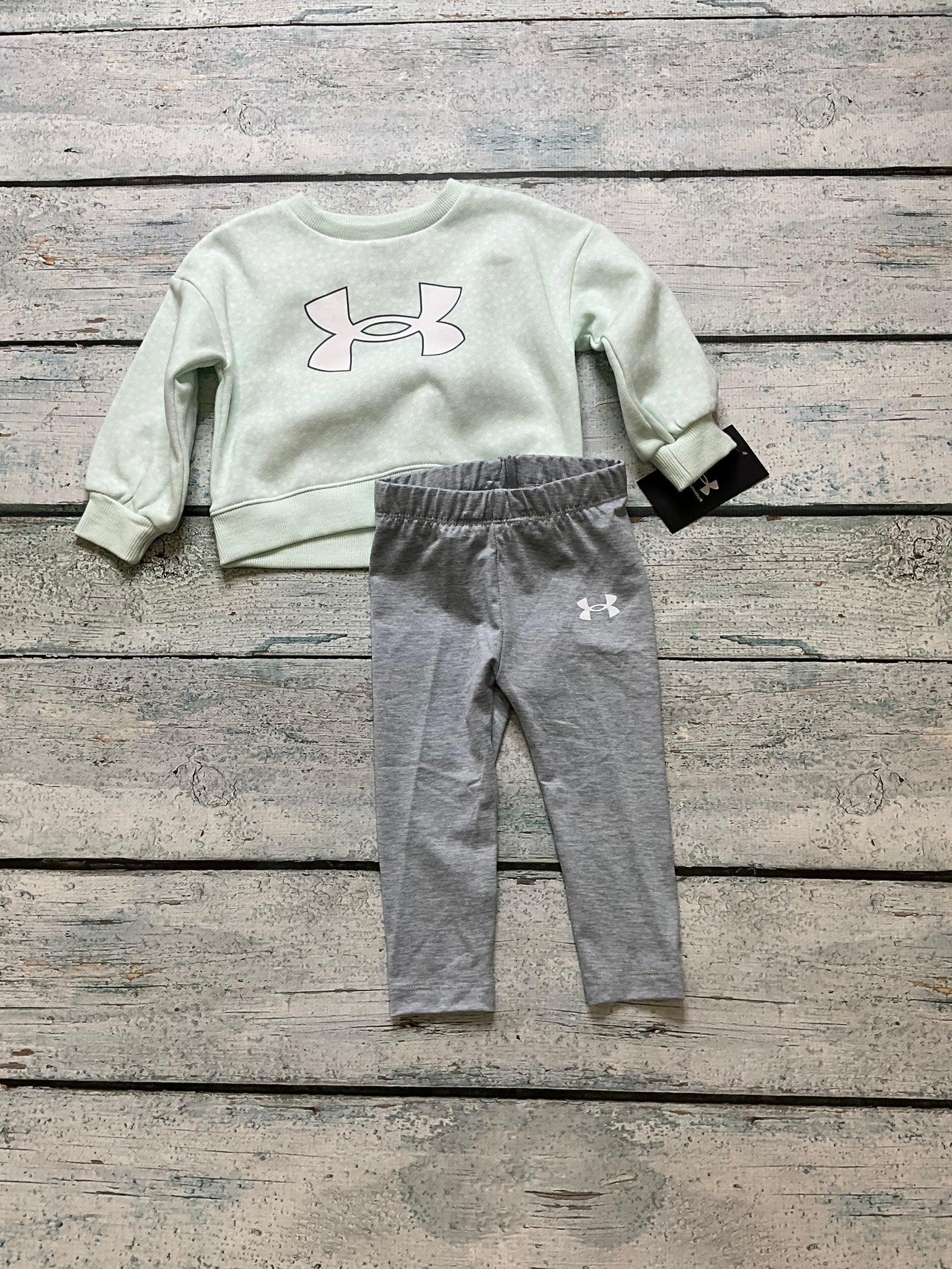 Seaglass blue crewneck set