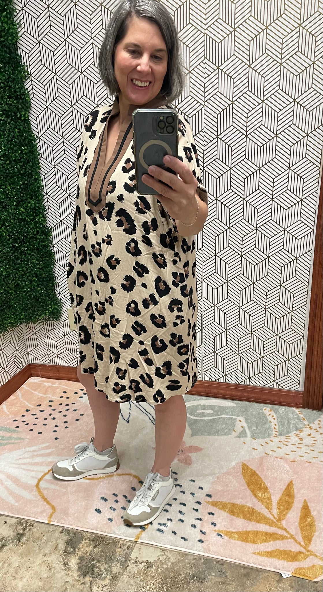 Womens Leopard Print Dress